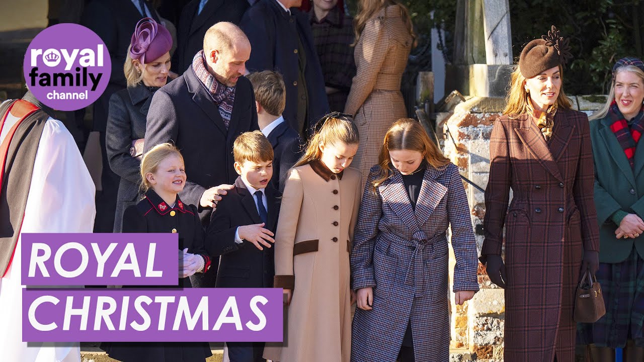 Royal Family Attend Christmas Day Service at Sandringham