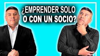 ¿HACER NEGOCIOS SOLO O CON UN SOCIO?