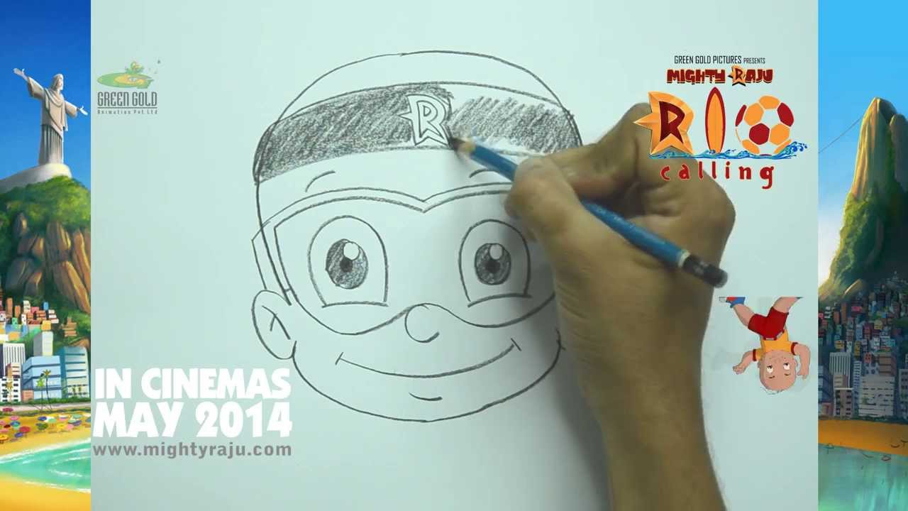 How to Draw Raju from Chhota Bheem  Raju drawing  Sketches  YouTube