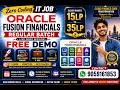 #zero-Coding- IT Jobs #Oracle Fusion Financials# If you Need IT Job then watch this Demo
