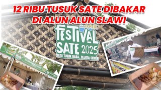 FUN! TEGAL SATEE FESTIVAL 2025, THOUSANDS OF PEOPLE QUEUE AT 30 STANDS & 12,000 GOAT SATEE SOLD O...