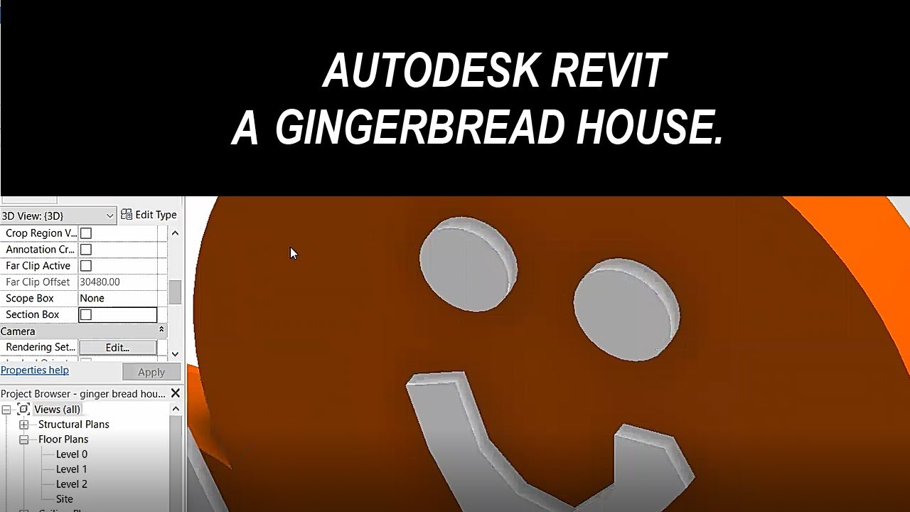 Revit Gingerbread House Rendering Tutorial Revit - A Gingerbread House - YouTube