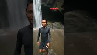 Goa rajo waterfall. #waterfall  #masukberanda #petualangan  #fyp