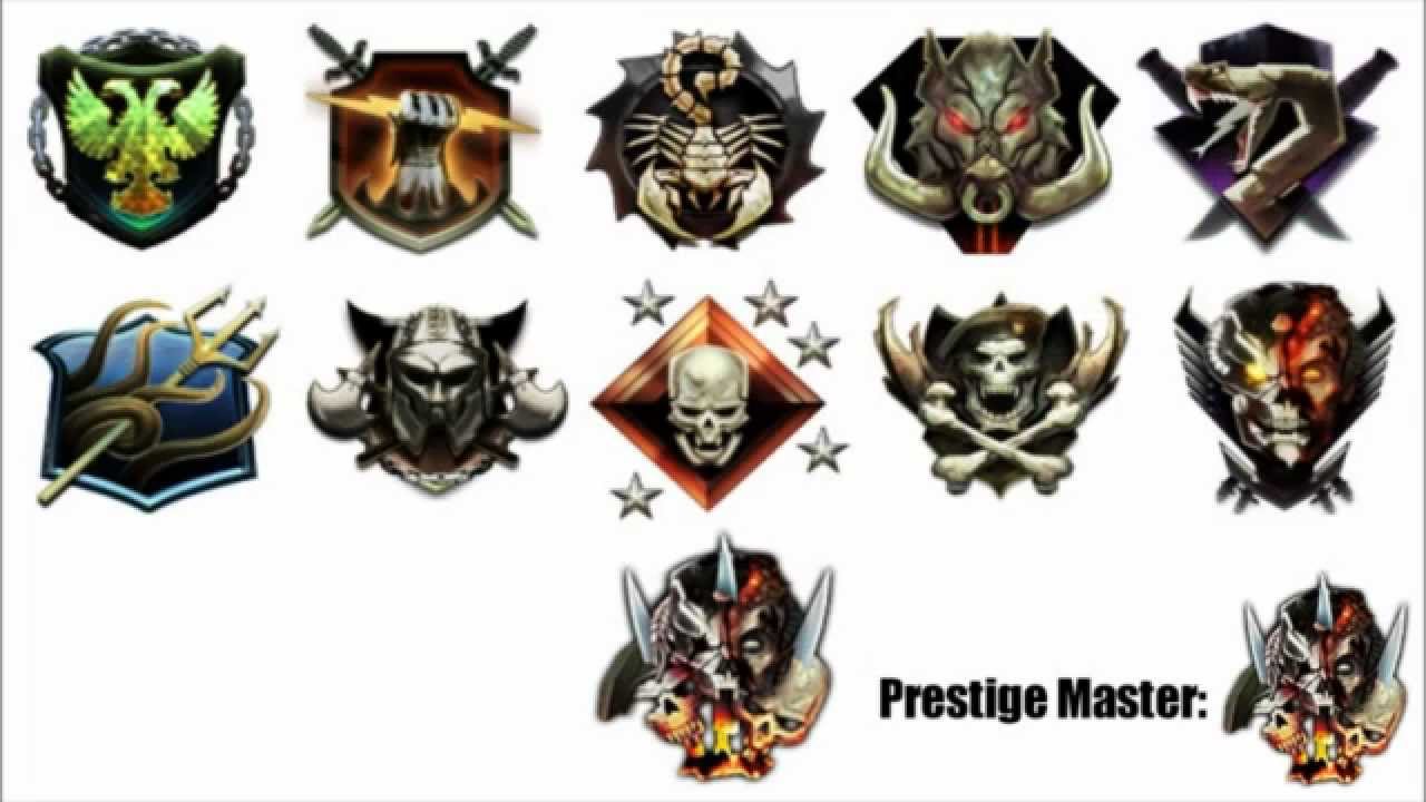 (Official) Call of Duty Black Ops 2 - Prestige Emblems