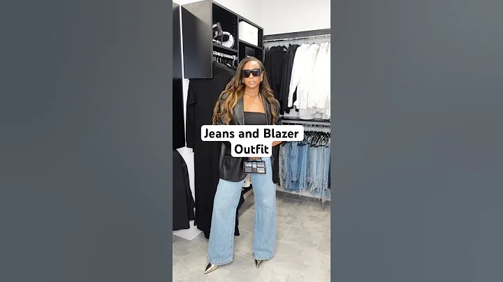 Jeans and Blazer Outfit | #grwm #ootd #fashioninspiration #fashion #outfit #style #blazer