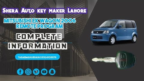 how to program #remote#mitsubishi #ek #wagon#shera #auto #key#maker #lahore #03324105575