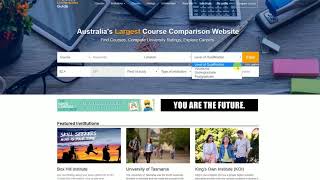How to perform a course search using you ATAR
