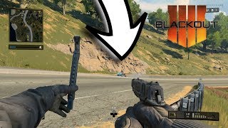 TOMAHAWK THROW KILL GUY ON MOVING ATV!! (Black Ops 4 - Blackout)