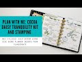 plan with me | may 3-9| cocoa daisy tranquility kit and lots of stamping