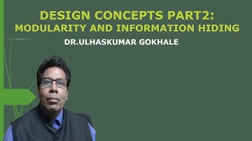 DESIGN CONCEPTS PART 2 : Modularity and Information Hiding