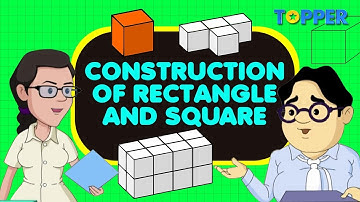 How a construct a Square and Rectangle? | Class 8th Maths |