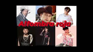 alfombra roja Chalino Sánchez Valentín Elizalde xavi peso pluma natanael cano y Júnior H