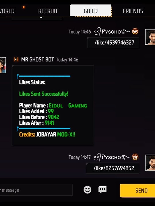 FREE FIRE GUILD BOT 😎 | UNLIMITED FF ACCOUNT LIKE BOT TELEGRAM 😎
