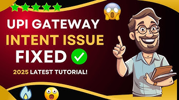 Fix UPI Intent Button Problems in Payment Gateways | 2025 Tutorial