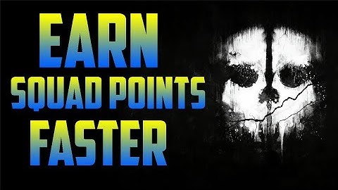 Call of Duty: Ghosts- Fastest and Easiest way to earn Squad Points!