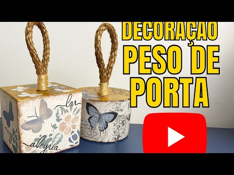 DIY - HOW TO MAKE CUSTOM VINTAGE STYLE CONCRETE DOOR WEIGHTS