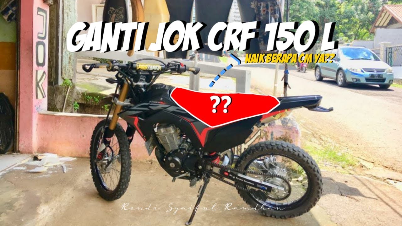GANTI JOK CRF 150 L - YouTube