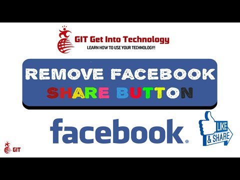Remove Facebook Share Button