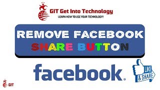 Remove Facebook Share Button