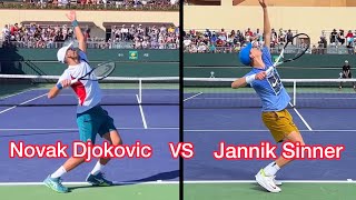 Novak Djokovic vs Jannik Sinner Serve Comparison (Tennis Technique Explained)