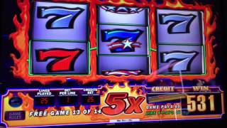 Bonus Triple Red Hot 777 Slot Machine screenshot 5