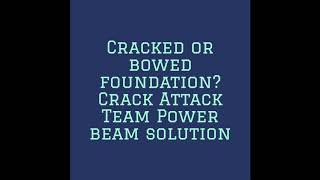 Crack Attack Team Bowed foundation wall solution