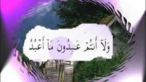 القران الكريم سورة الكافرون