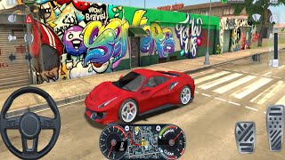 FERRARI 458 CAR DRIVING SIMULATOR - TAXI SIM 22 - ANDROID AND IOS GAMES 1 screenshot 4