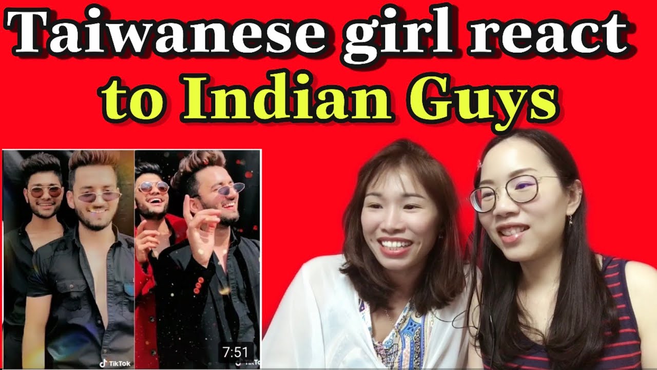 Taiwanese reaction to Indian guys  Tiktok transformation trending videos  Nagin gin gin transition