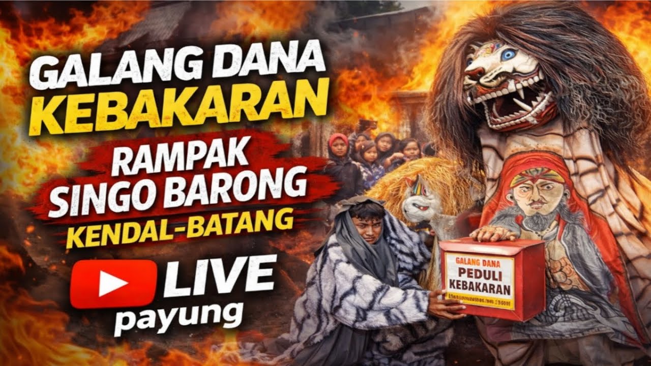 FULL RAME RAMPAK SINGO BARONG GALANG DANA KEBAKARAN LIVE PAYUNG