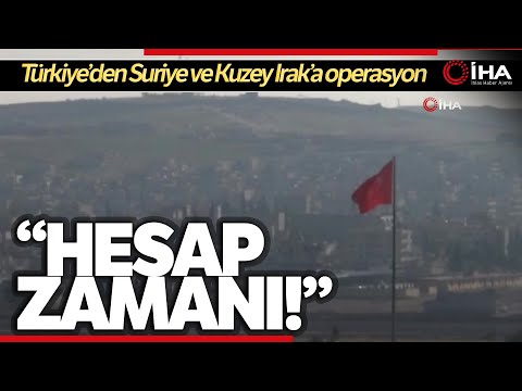 Sınır hattından Suriye’nin Ayn El Arap (Kobani) kenti görüntülendi