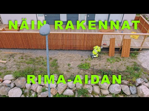 Video: Kuinka rakennat peruslohko-aidan?