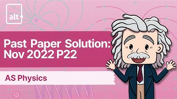Nov 2022 Paper 22 | Past Paper Solution | A level Physics 9702