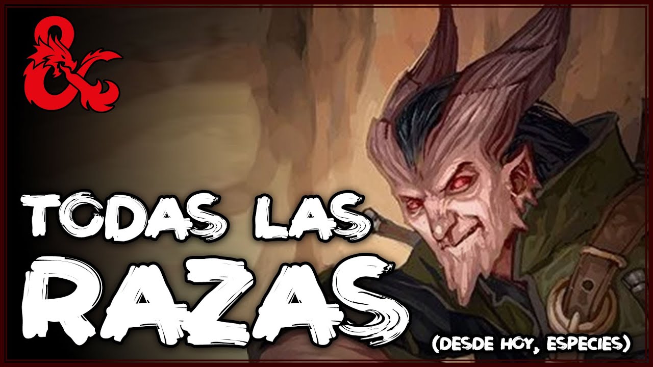 TODAS las razas (ahora especies) oficiales de #calabozosydragones #dungeonsanddragons