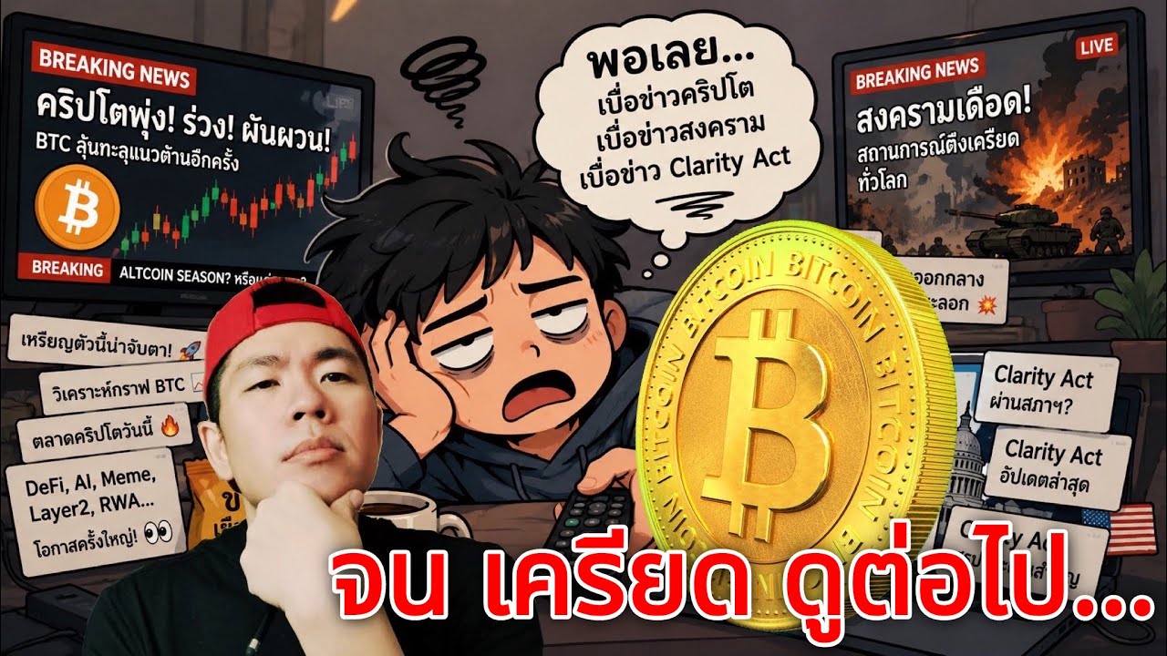 ⁣พูดตรงๆ… ช่วงนี้ผมเริ่มเบื่อข่าวคริปโต