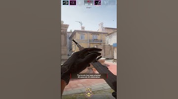 How did i clutch a Round 1v4 in CS2#cs2 #shorts  #counterstrike