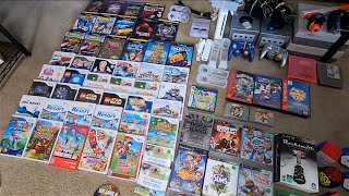 ALL OF THIS FROM GARAGE SALES?! / Live Video Game Hunting