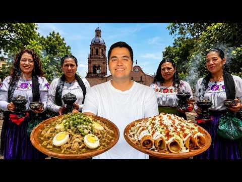 La CUNA del IMPERIO PUREPECHA ZACAPU MICHOACÁN TACOS de AIRE Y sus YACATAS