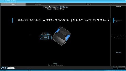 #4.Rumble Anti-Recoil (Multi-Optional) in 80 Seconds Cronus Zen