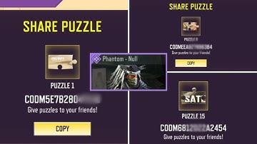 *NEW* REDEMPTION CODES GIVEAWAY FOR PHANTOM - NULL COD MOBILE