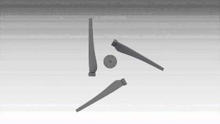 Wind Turbine Blade Assembly With Solidworks 2011