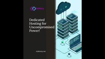 Uncompromised Power with ClubHosty’s Dedicated Hosting. #fasthosting #webhosting #webhostingguide