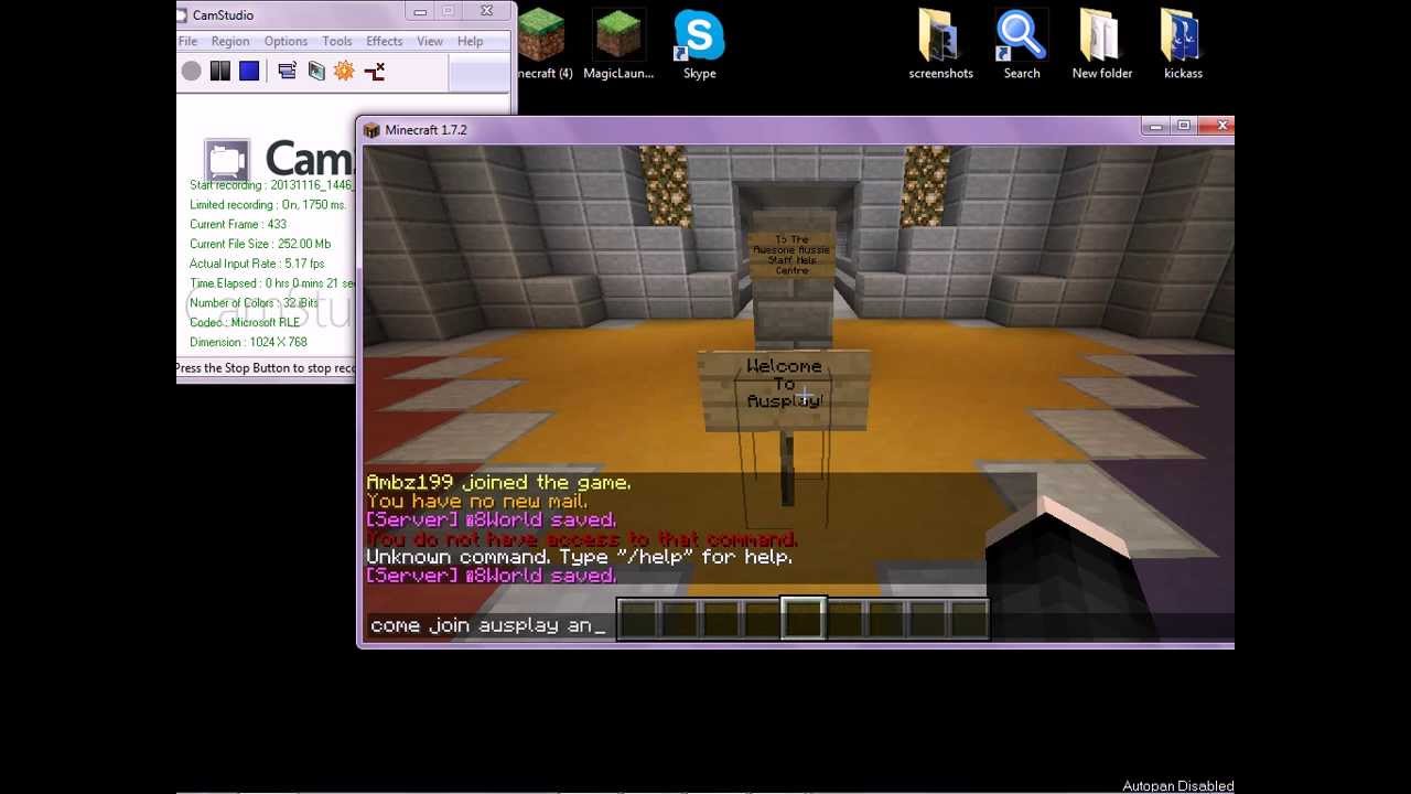 New Minecraft Server (Ausplay)