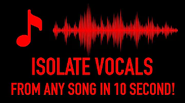 Remove And Isolate Vocals From Any Song In 10 Seconds For Free! (2022 Easy Tutorial) No Software!