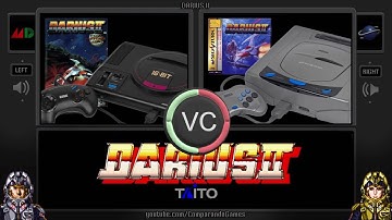 Darius II (Arcade vs Mega Drive vs Sega Saturn) Side by Side Comparison