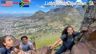 AMERICANS HIKE LIONS HEAD IN CAPE TOWN, SOUTH AFRICA (help)