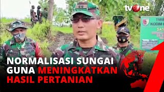 Download lagu TMMD Ke-110 KODIM 0813 Bojonegoro Bantu Normalisasi Sungai Warga | tvOne