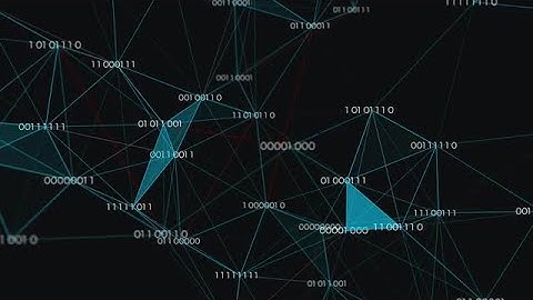 3D Binary Data Network Stock Motion Graphics