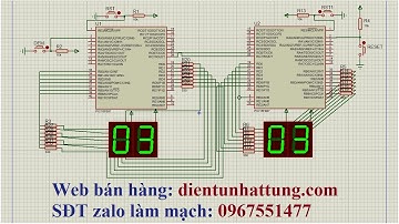 Lập trình UART, Giao tiếp 2 Pic + Đếm sản phẩm + Led 7 đoạn, Lập trình Vi điều khiển