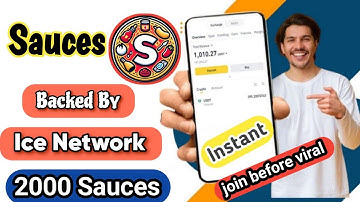 Sauces Mining app || Icc network New Project Sauces $Sauces